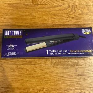 Hot Tools 1” flat iron Gold Ceramic